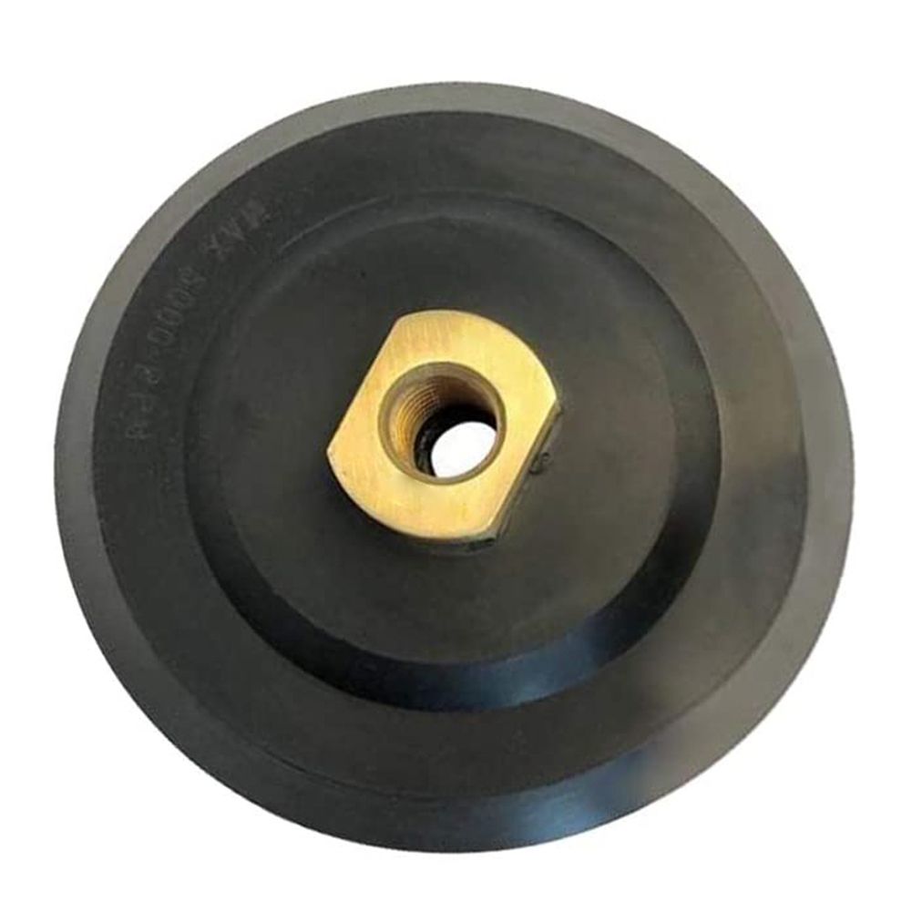 Rotary Backing Pad Rubber Back Support Polishing Pads Rubber Grinding Head Disc 5/8Inch -11 Thread