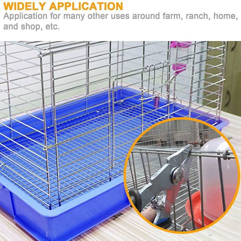 1Pcs Hog Ring Plier Tool and 600Pcs M Clips Chicken Mesh Cage Wire Fencing Crimping Solder Joint Welding Repair Tools