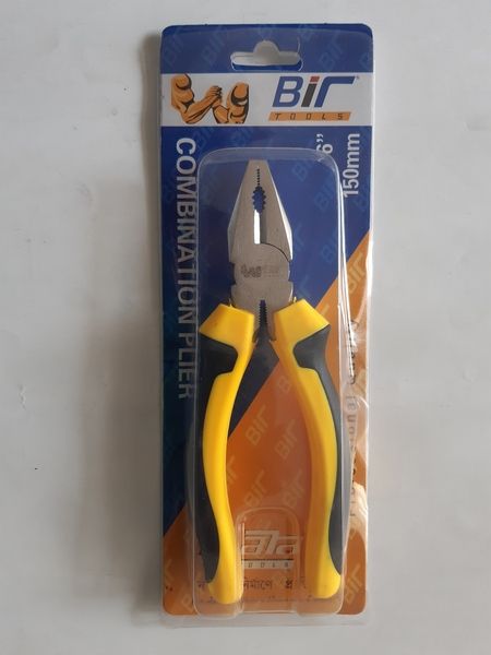 Combination Pliers  - Yellow and Black-6inch