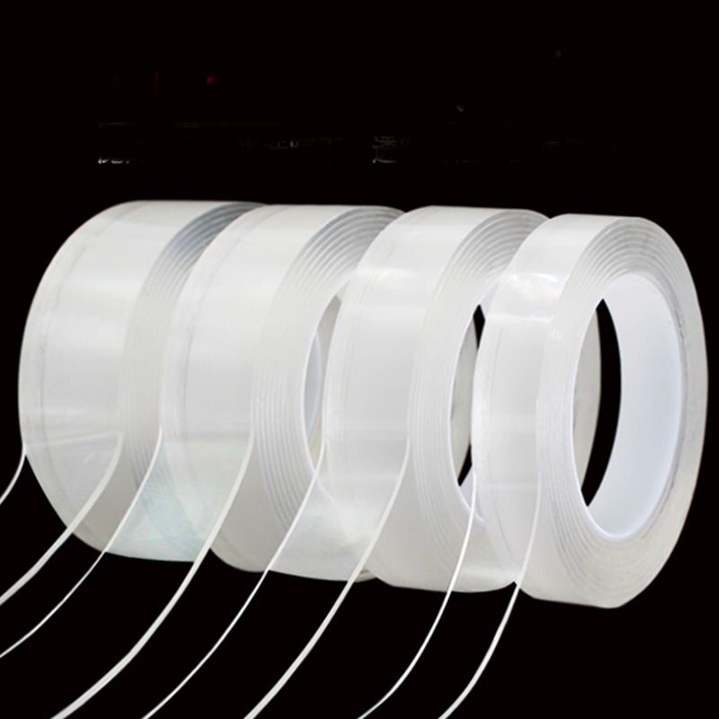 1-2mm thick Reusable Double-sided Tape Can Washed Acrylic Fixing Tape Nano tape No Trace Magic Car Double-sided Tape