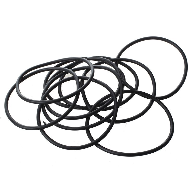 10 pcs O-ring made of nitrile rubber, outside diameter 80 mm, thickness 3.5 mm, Black