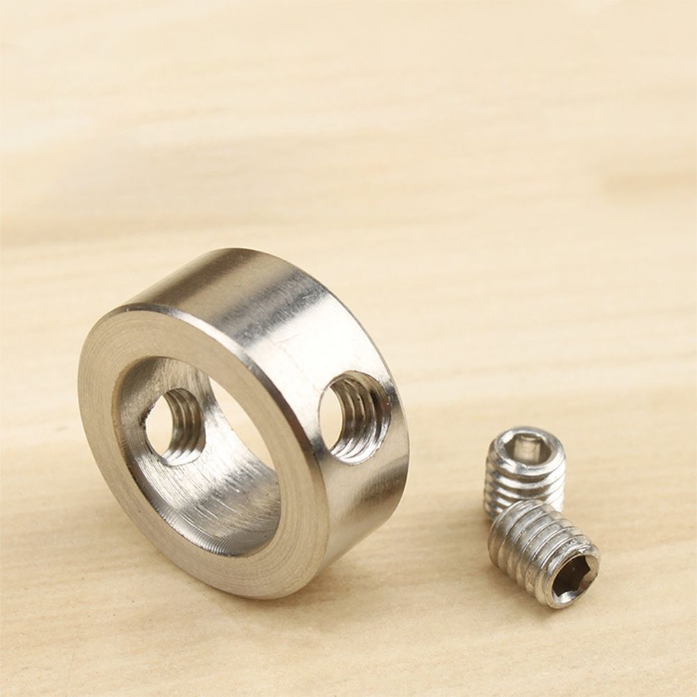 Stainless Steel Woodworking cool Drill Locator Depth Stop Collars Ring Positioner