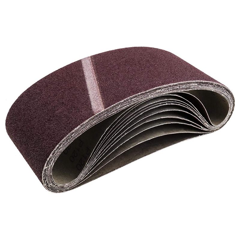 10Pcs 100x610mm Sanding Belts Sandpaper Abrasive Bands for Sander  Rotary Tools for Dremel Accessories,40-120 Grits