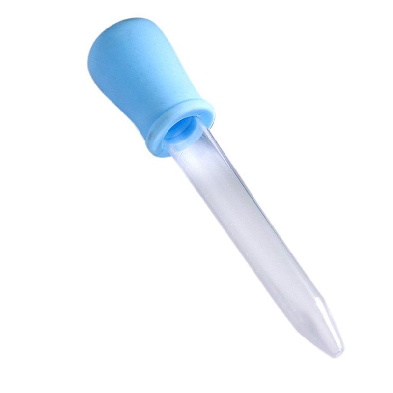 5ml Clear Plastic Pipette   Dropper Blue for Baby(null)
