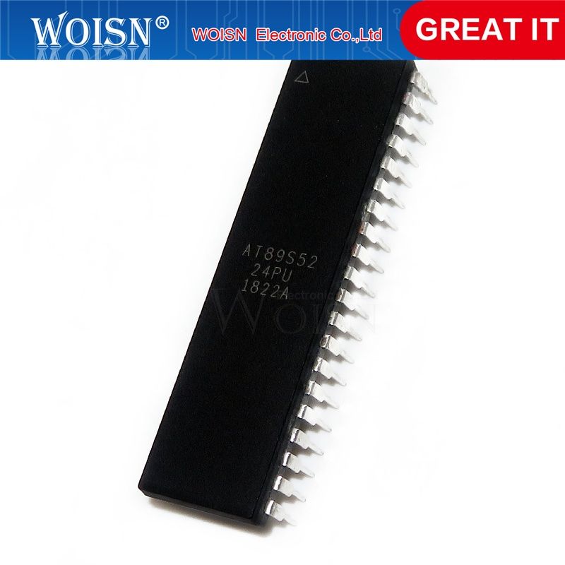 2pcs/lot AT89S52-24PU AT89S52-24PI DIP-40 In Stock