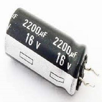 2200uF 16V Radial Electrolytic Capacitor  3pc