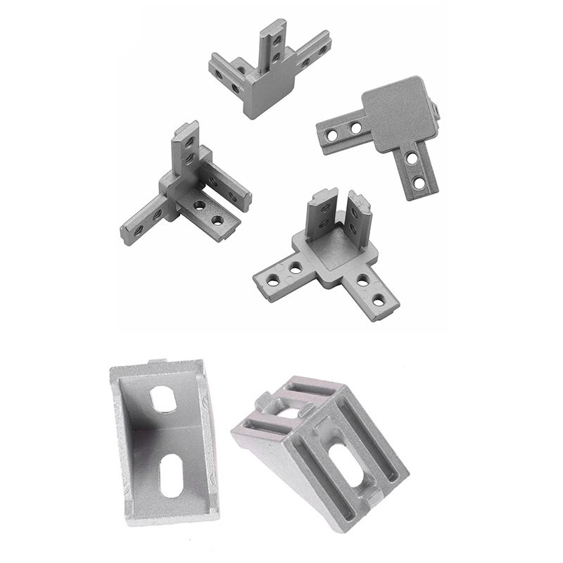 20Pcs 3030 Corner Brackets Fasten L Connector & 4-Pack 3030 Series 3-Way End Corner Bracket Connector,with Screws for Standard 8mm T Slot Aluminum Extrusion Profile
