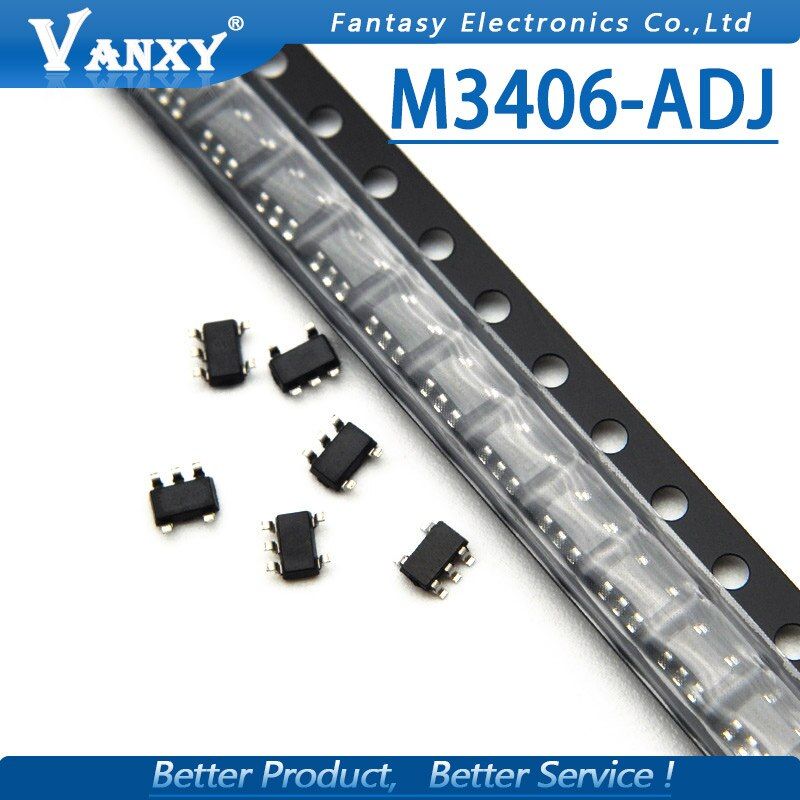 10pcs M3406-ADJ SOT23-5 M3406 SOT153 supply buck chip