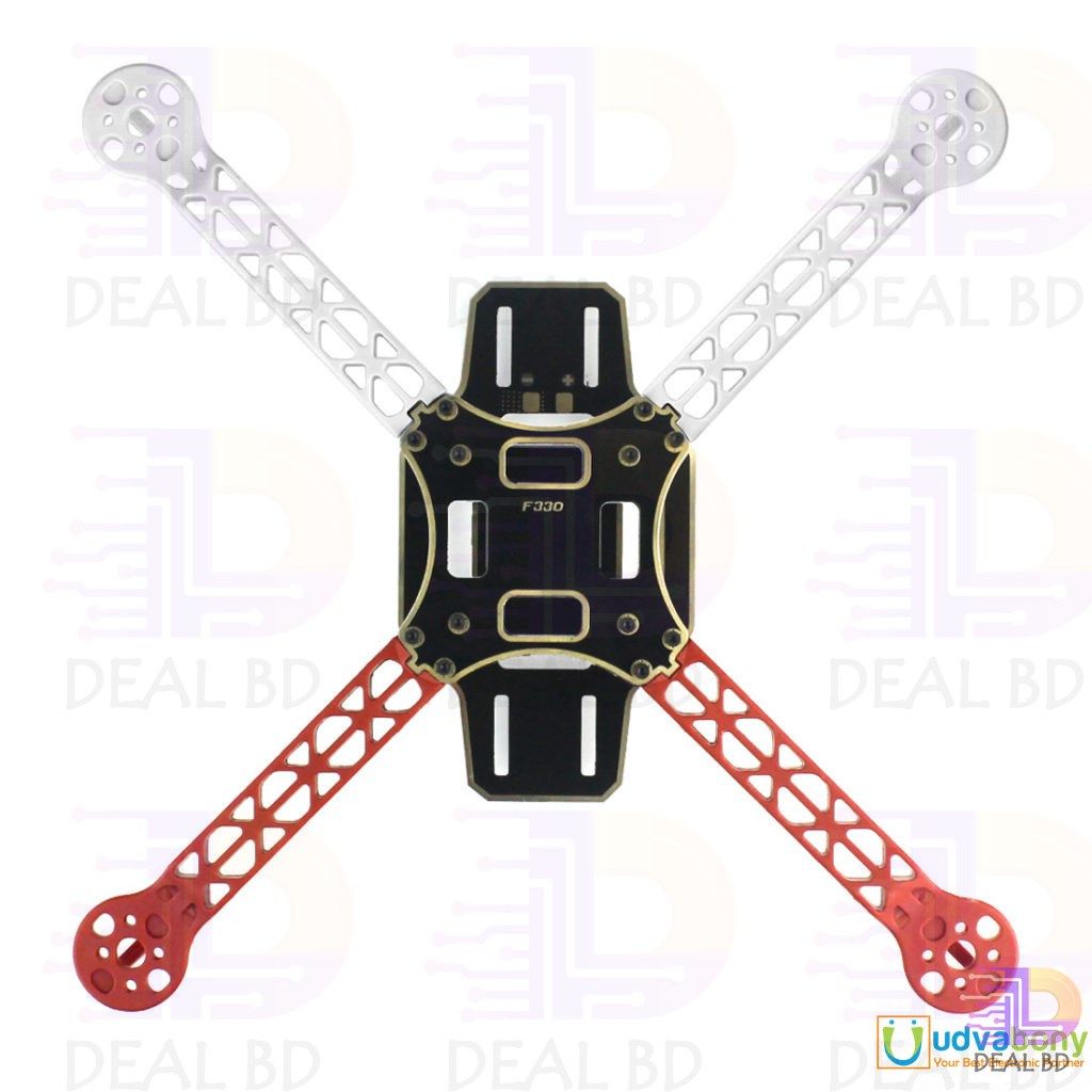 F330 Frame 330 With Integrated P.C.B Electronic Hobby Kit DIY RED BLACK WHITE Arm Parts For Electrical Circuitry & Parts