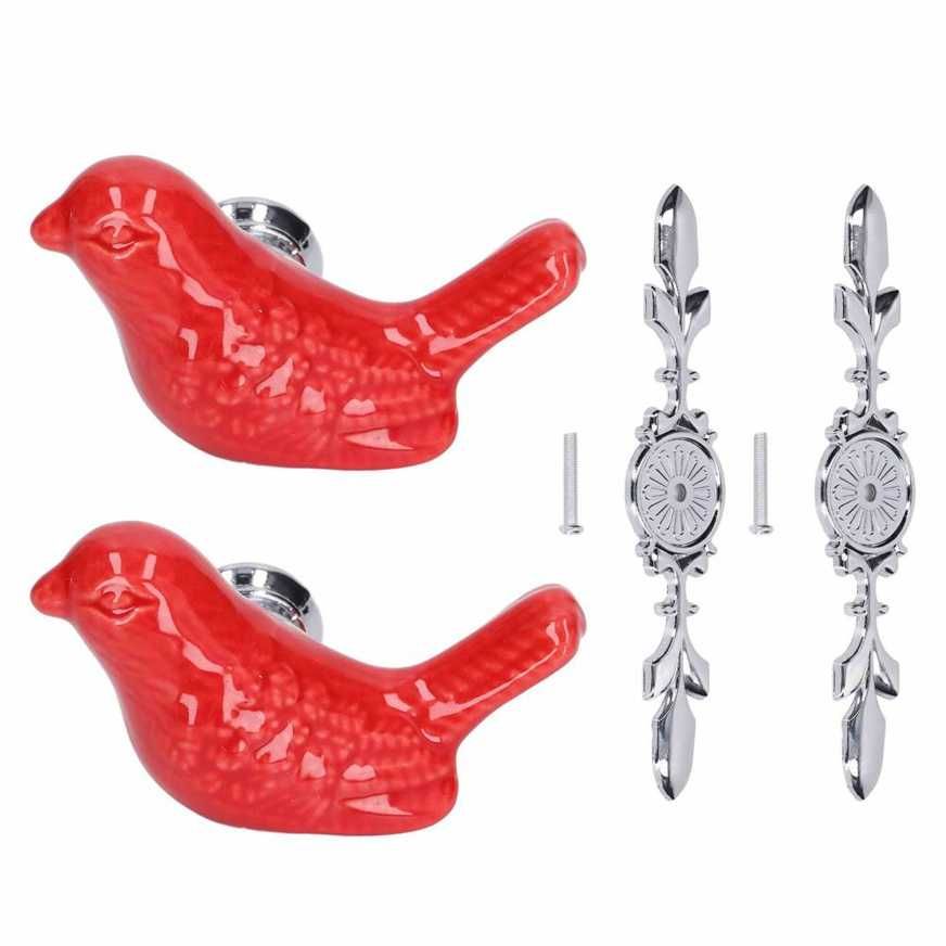 2Set Drawer Knob Zinc Alloy Cabinet Wardrobe Closet Pull Handle Hardware for Kitchen Furniture Decoration