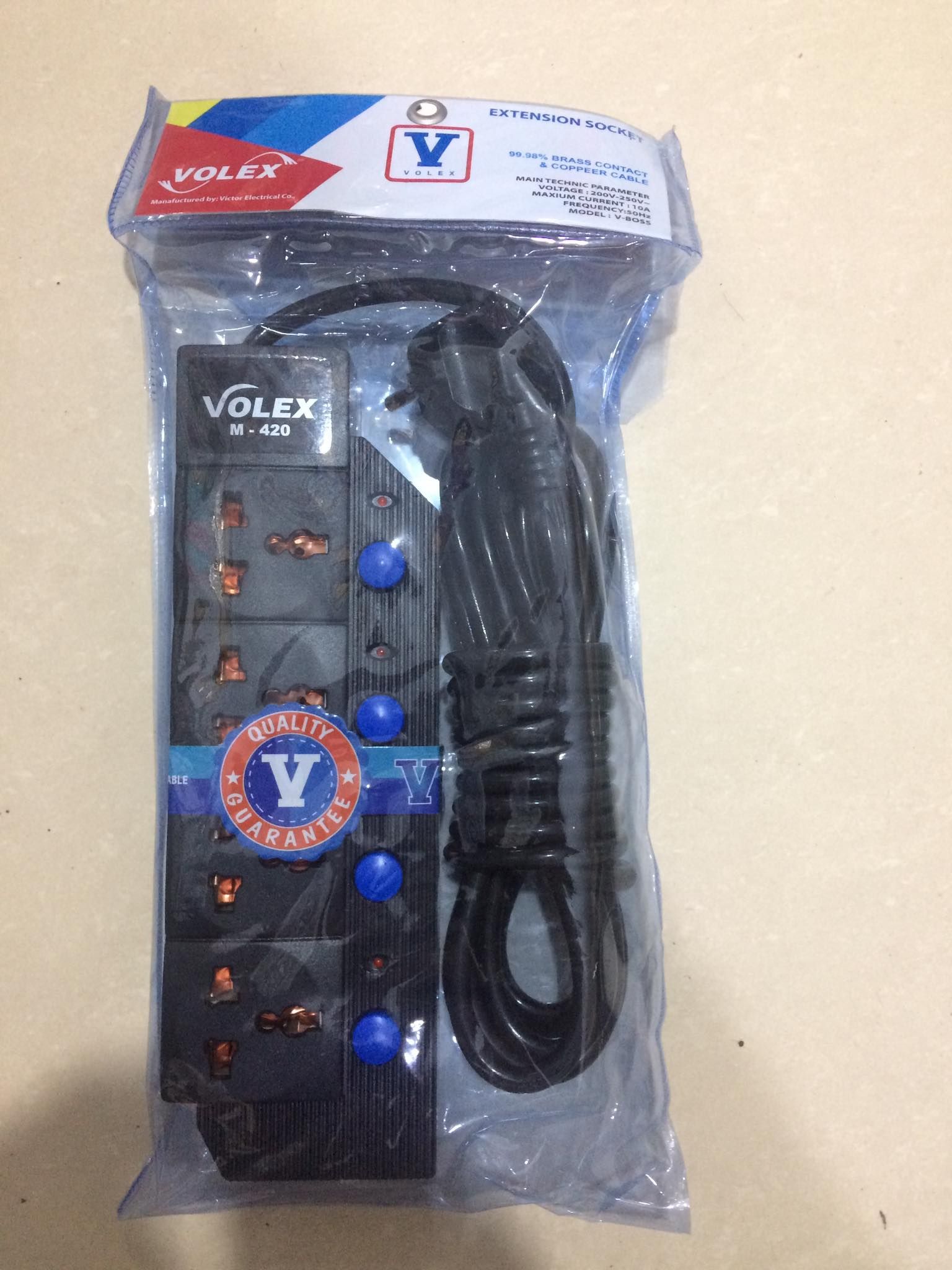 Volex M-420 Heavy Duty Multiplug - Multi Plug - Multi Plug
