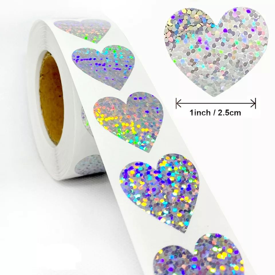 Star & Love Tape Stickers Festival Birthday Party Decorations Sealing Labels