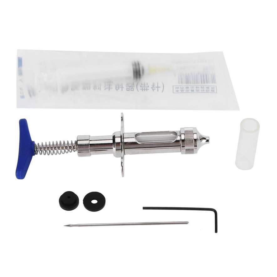 Poultry Syringe 2cc Continuous Inoculator Automatic Injector Vaccine Injection for Chickens Veterinary Tool