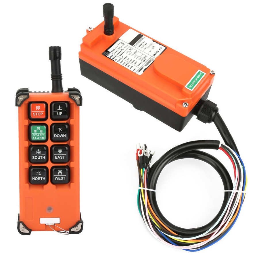 Hoist Crane Remote Control Transmitter + Receiver 220V F21-E1B