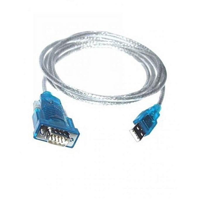 CH-340 USB Serial Cable - White and Blue