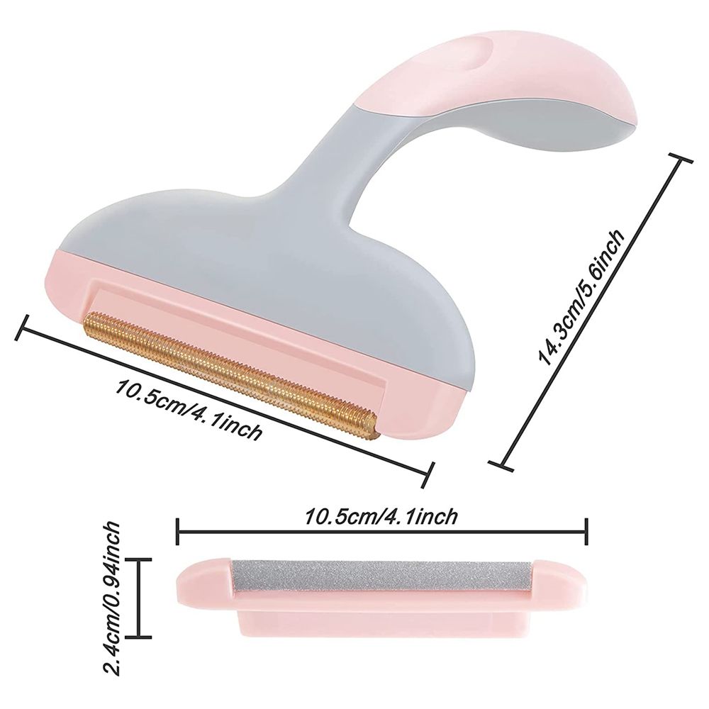 2-in-1 Portable Sweater Yarn Remover Tool, Carpet Hair Scraper, Suitable for Sofa Coat, No Fluff or Pet Hair (Blue)