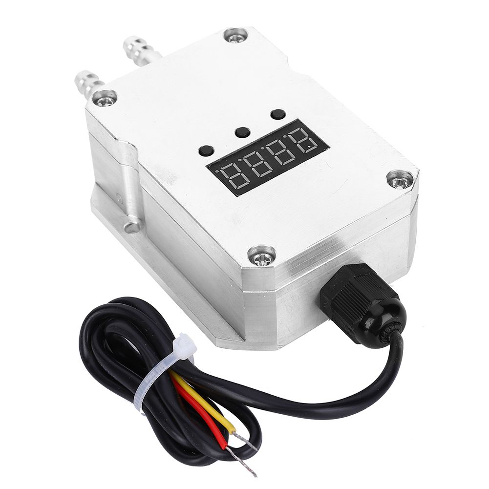 DC 24V 4-20mA LCD intelligent digital pressure transmitter tester medium voltage device ALS-330 for measuring the air duct