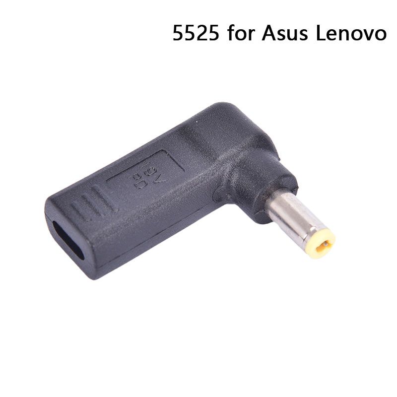 Laptop Power Adapter DC Plug USB-C  to Universal Plug Converter for  Lenovo Asus