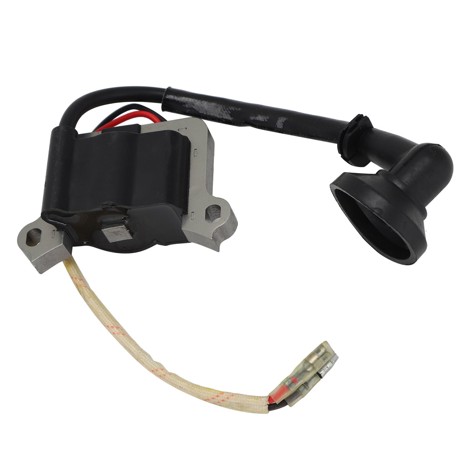 Lawn Mower Ignition Coil Plastic Case Manganese Steel Silicone F