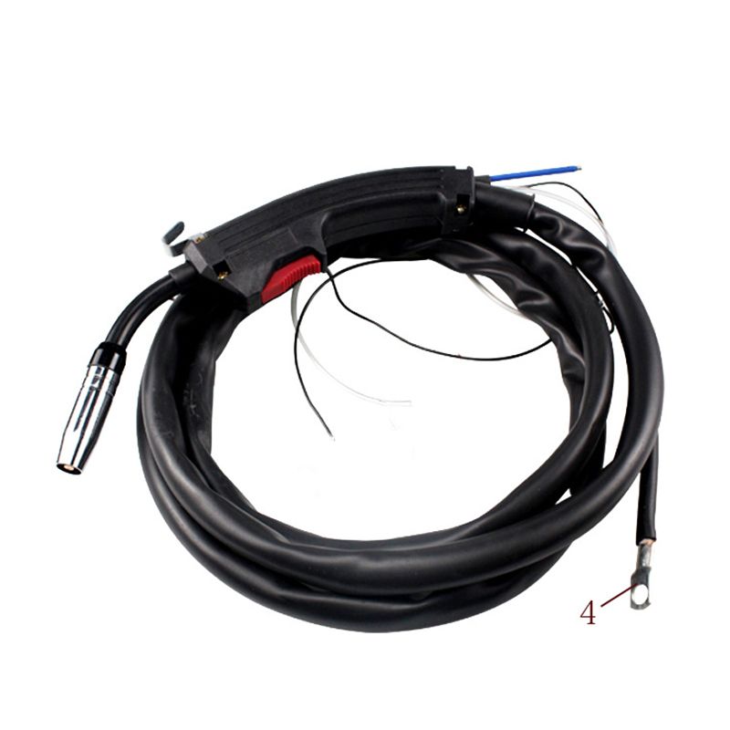 Mig Mag Welding Machine/Equipment Accessories Binzel 14Ak Welding Torch for Mig Mag Welding Equipment with 2M Cable - black