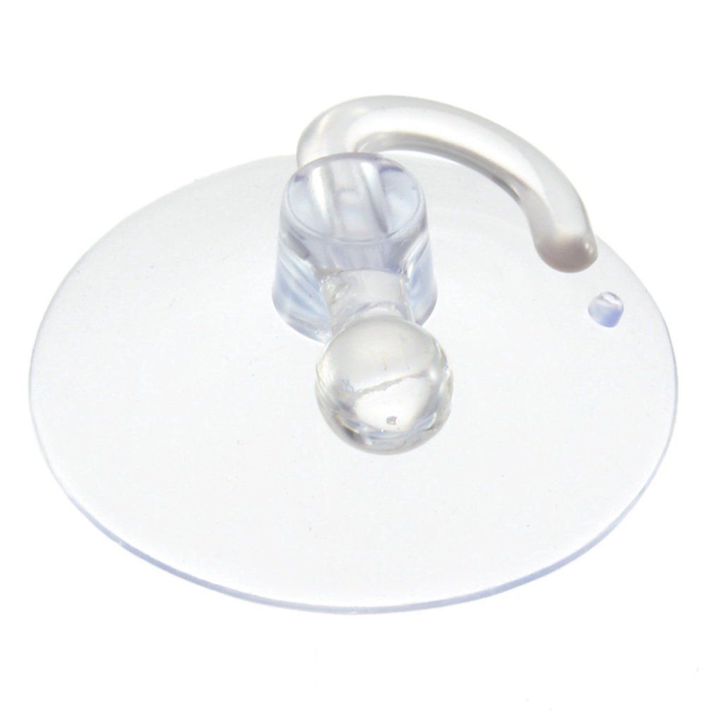 Strong Transparent Suction Cup Sucker Wall Hooks Hanger Any Surface Set Transparent