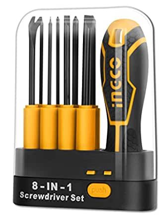 8 Piece Interchangeable Screwdriver Set