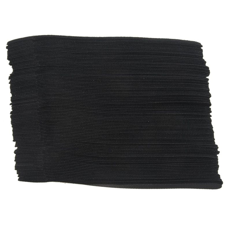 100 x adjustable black nylon cable tie L 15cm