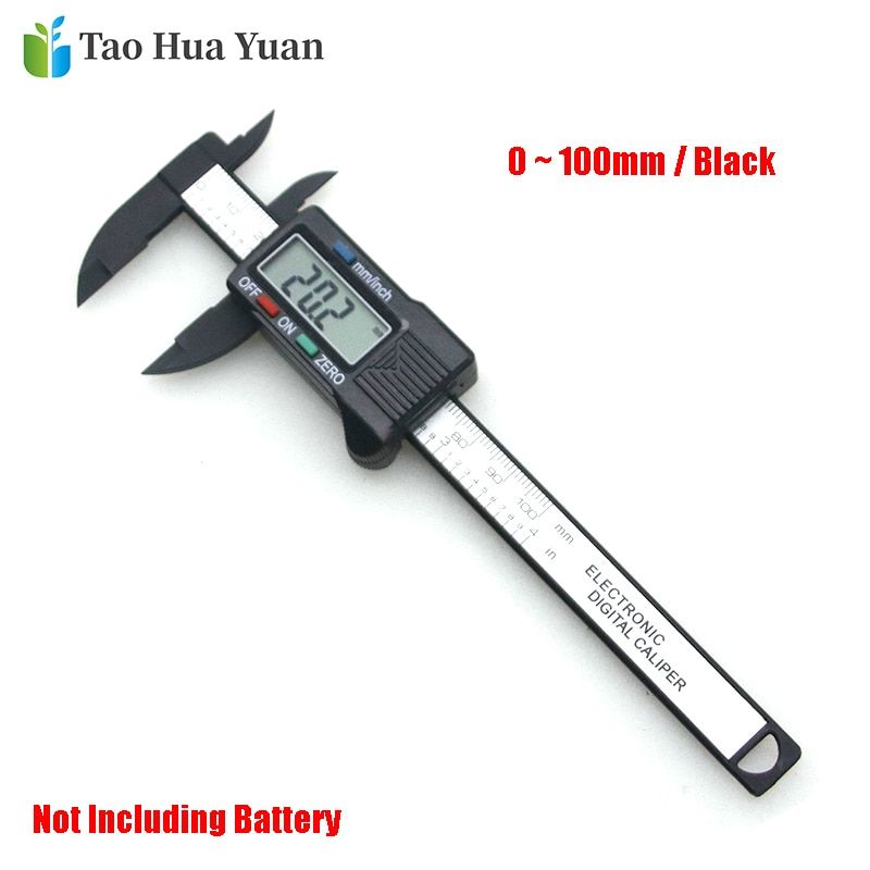 Tao Hua Yuan Arrival 150mm 6 Inch LCD Digital Electronic Carbon Fiber Vernier Caliper Gauge Micrometer Measuring Tool Ruler-3