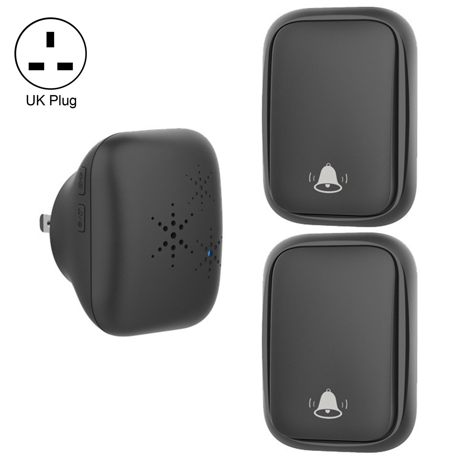 Wireless Door Bell Self-powered Long Range Cordless Doorbell Kit