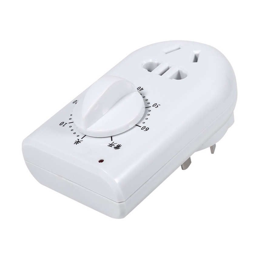 1Pc 220V 10A Electronic Digital 60Min Countdown Control Wall Plug Timer Socket Switch