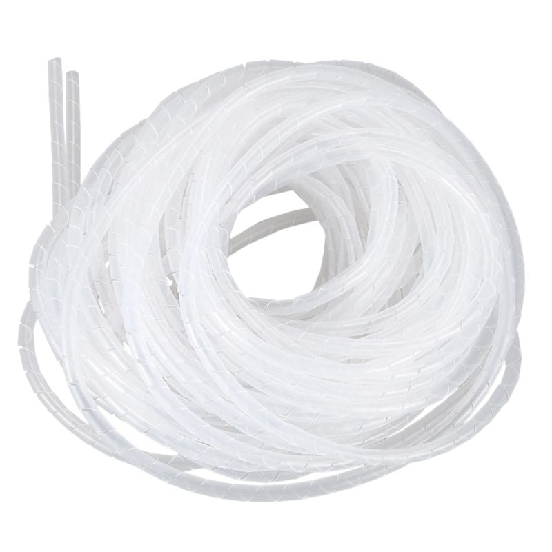 Cable Wire Organizer Manager Spiral Wrap Band 6mm Dia 15M Length We