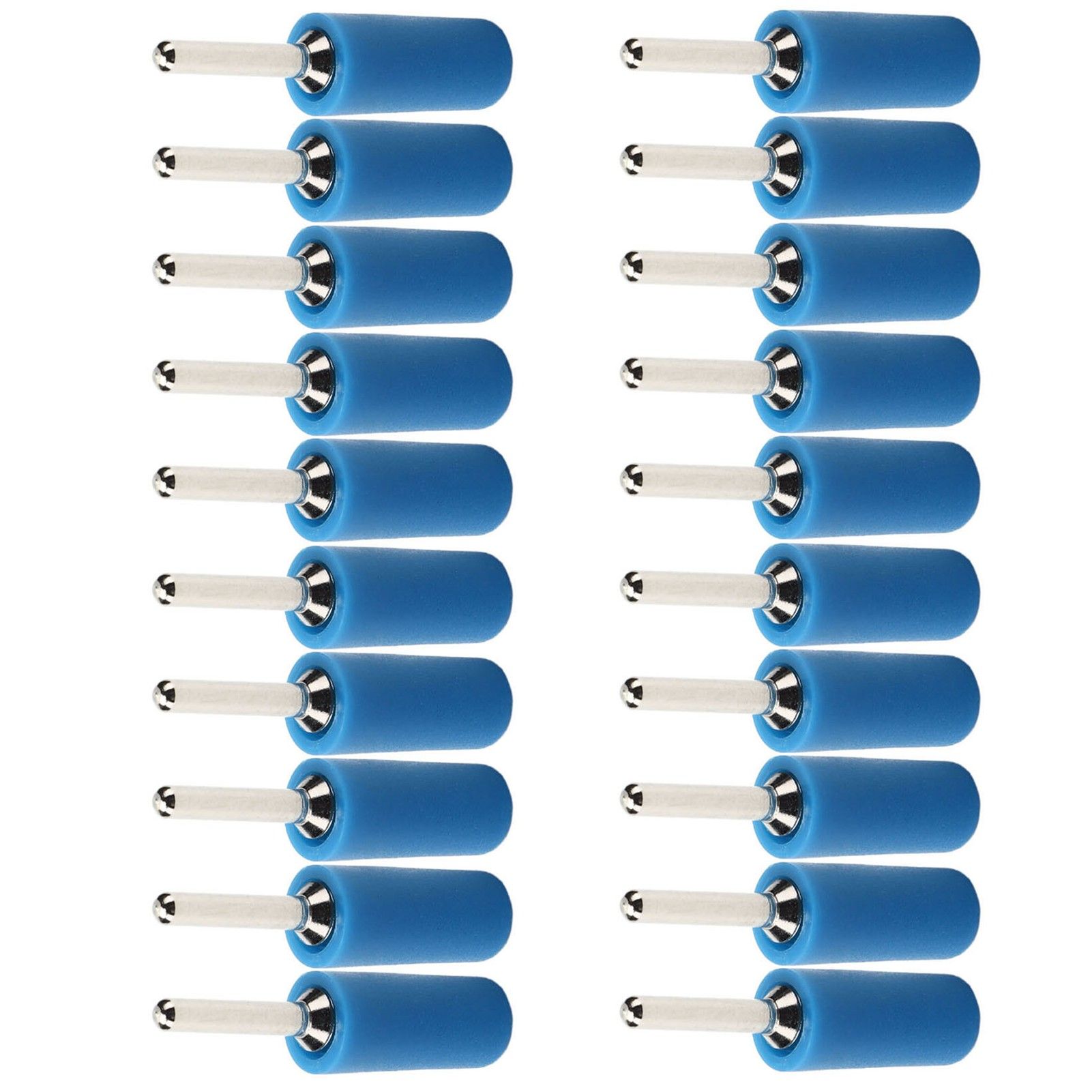 20Pcs Waterproof Pin Banana Plug 2mm Nickel Plated Brass Male Connector Set Kit