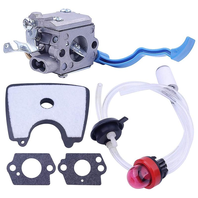 BRADOO-Carburetor with Air Fuel Filter Line Tune for Husqvarna 125B 125BX 125BVX Leaf Blower Parts for Zama C1Q-W37 581798001