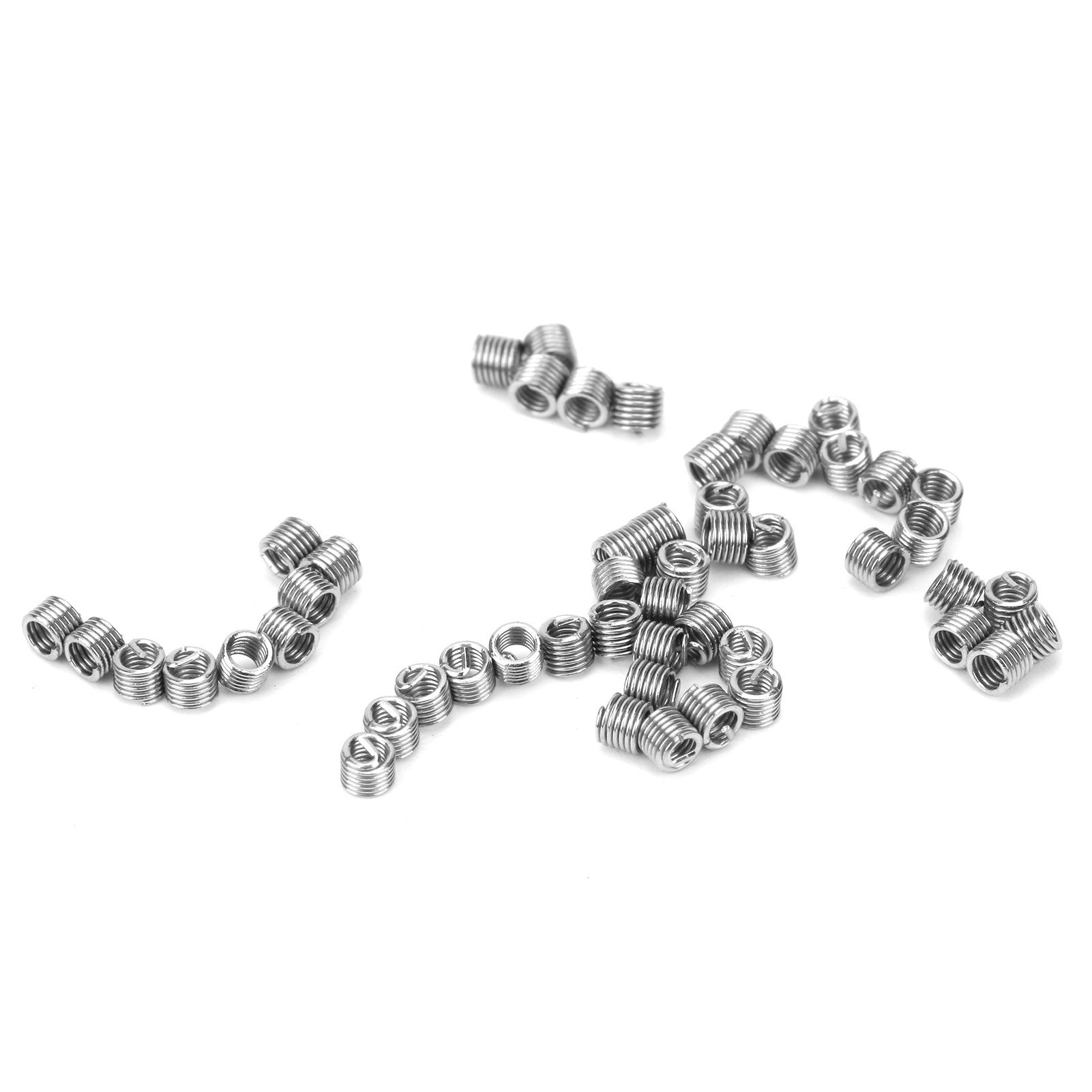 50Pcs Wire Thread Insert Repair Protection Sleeve Reducer Nut M1.6 x 0.35 NEW
