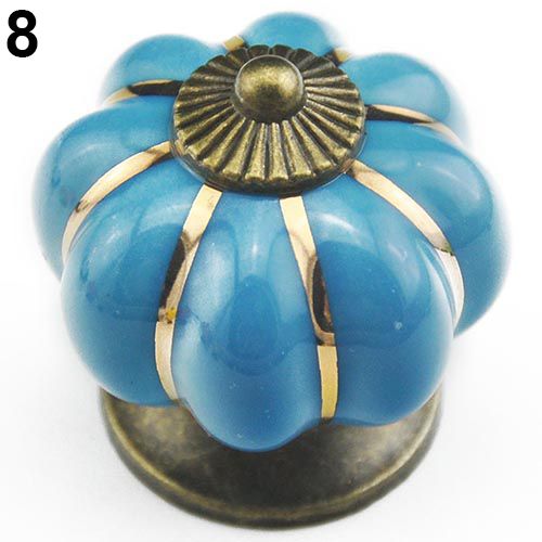 Vintage Ceramic Door Knob Cabinet Drawer Wardrobe Cupboard Kitchen Pull Handle