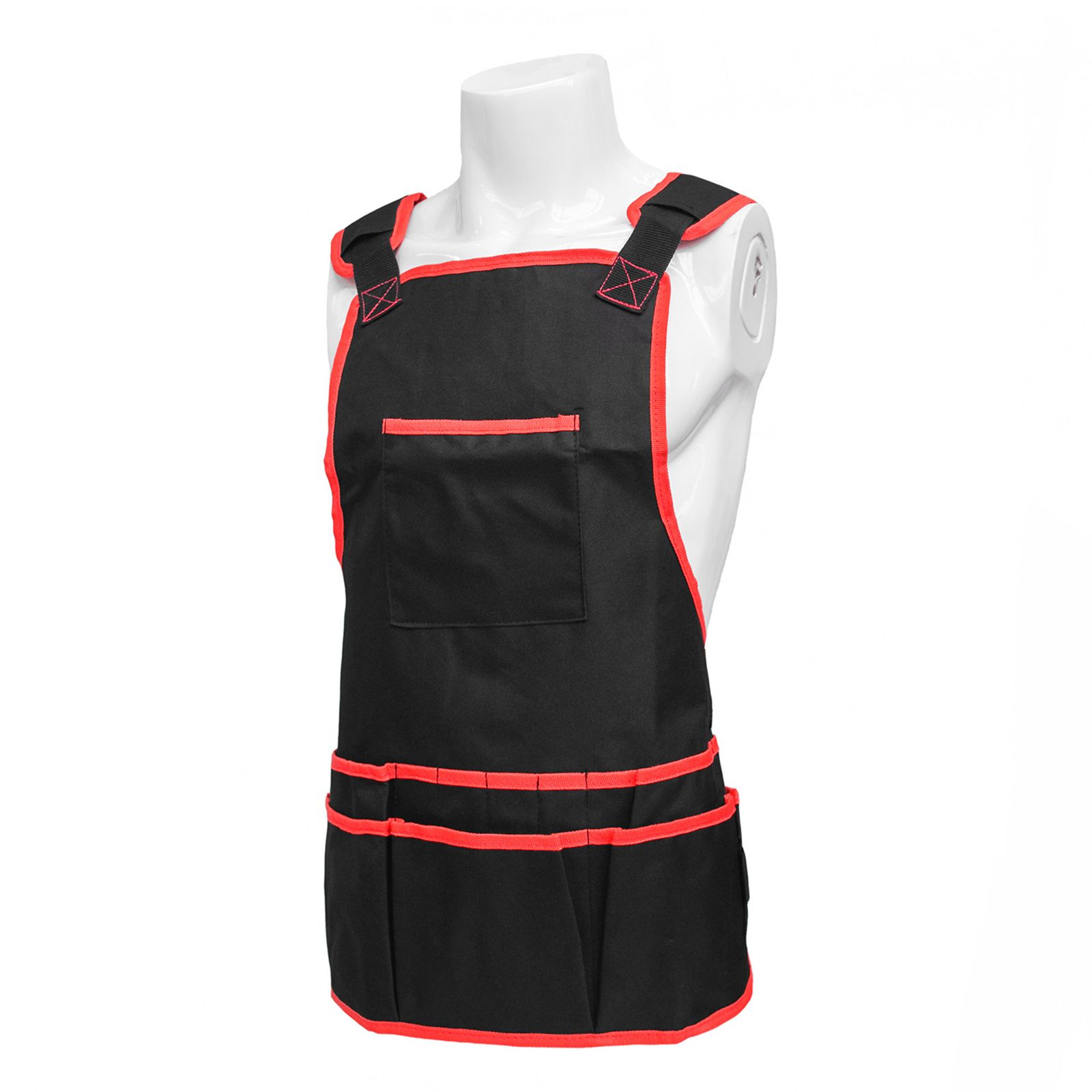 Garden Tool Apron Adjustable Waist Tool Apron with Pockets Gardening Kit Work Apron Double Layered Oxford Cloth Gardening Tool Kit Holder Organizer for Women Men Art Gardening Lawn Yard