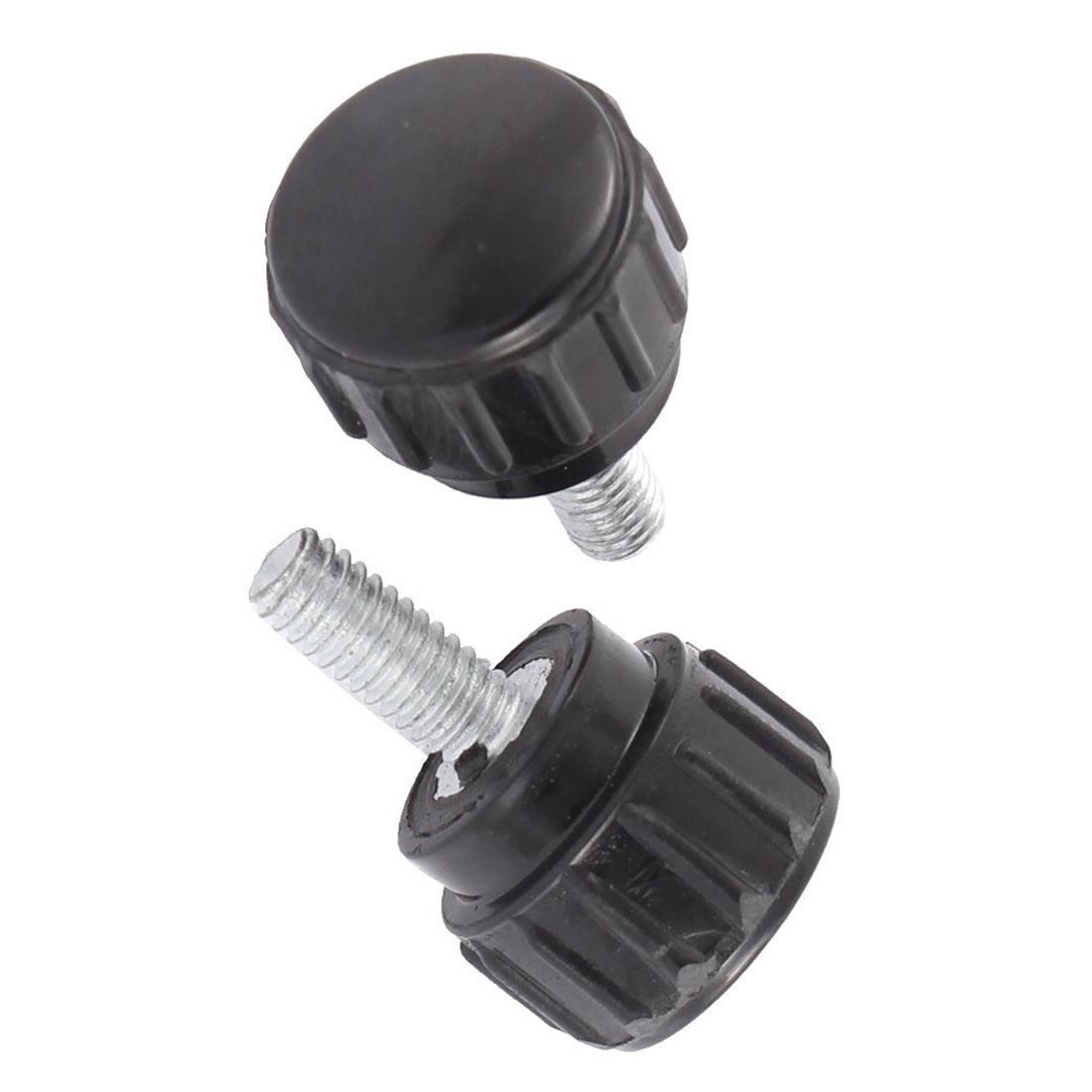 Harmony M4 x 10mm Round Head Screw On Thumbscrews Knurled Clamping Knob 2 Pcs