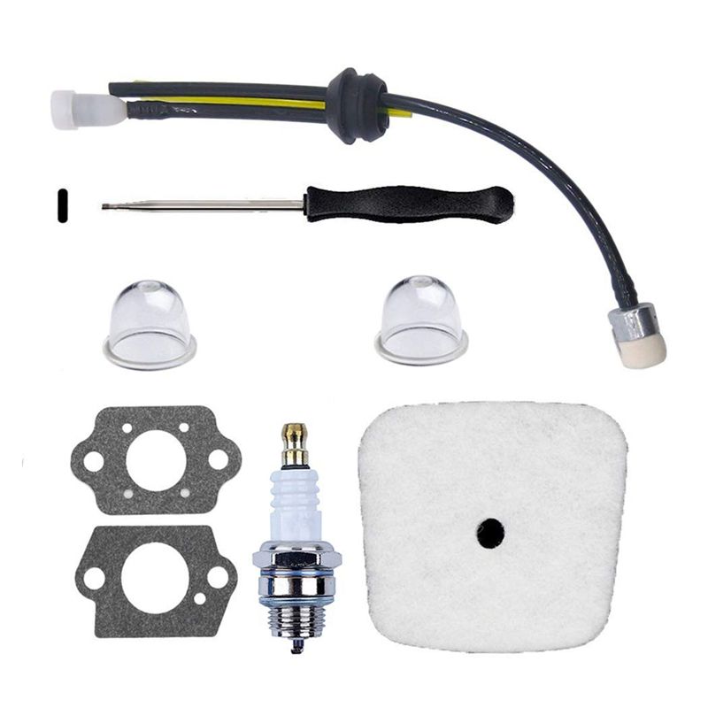 C1U-K54A Carburetor Repower for 2-Cycle Mantis 7222 7222M 7222E 7225 7230 7240 7920 7924 Tiller/Cultivator with Air Filter & Gasket Kit