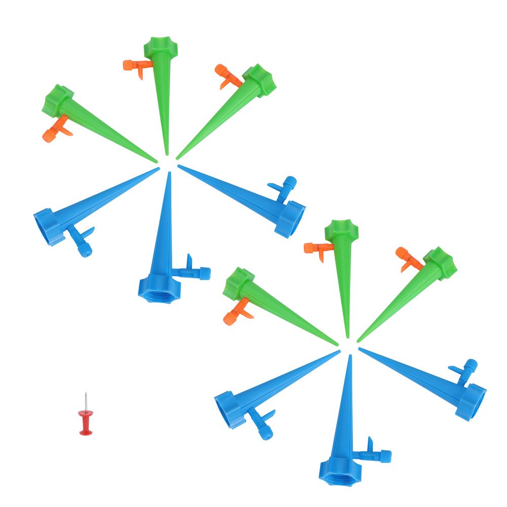 12Pcs Flower Potted Adjustable Automatic Watering Sprinkler With Valve FS