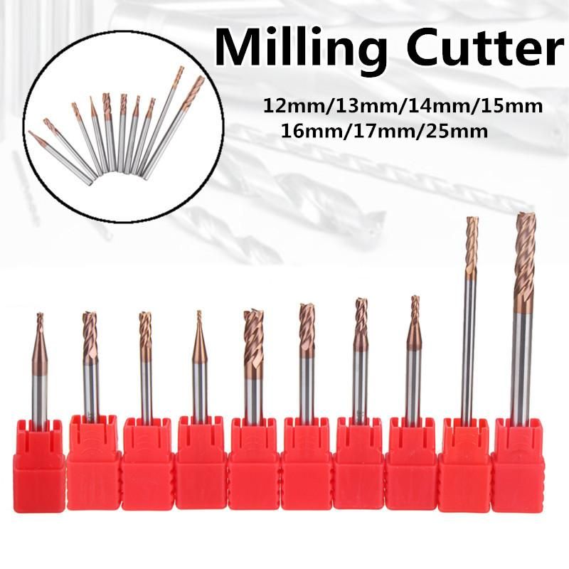 4 Flute Ball Nose HRC55 AlTiN Tungsten Coating End Mill Cutter 1*4D*50 - 1*4D*50