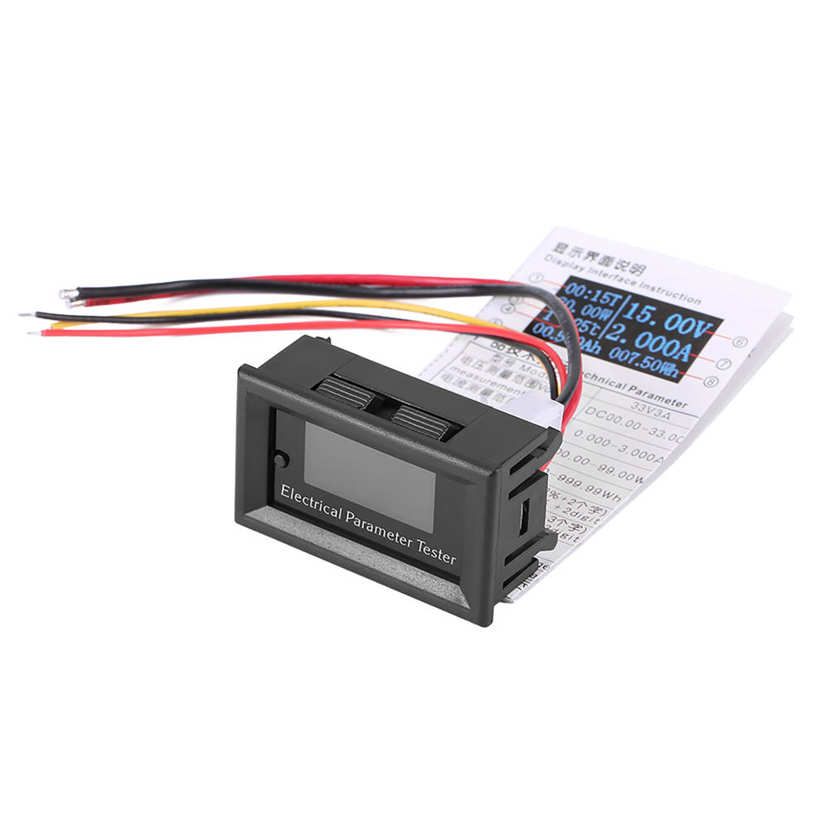 OLED 7 In 1 Electrical Parameter Meter Power Voltage Current Energy Tester