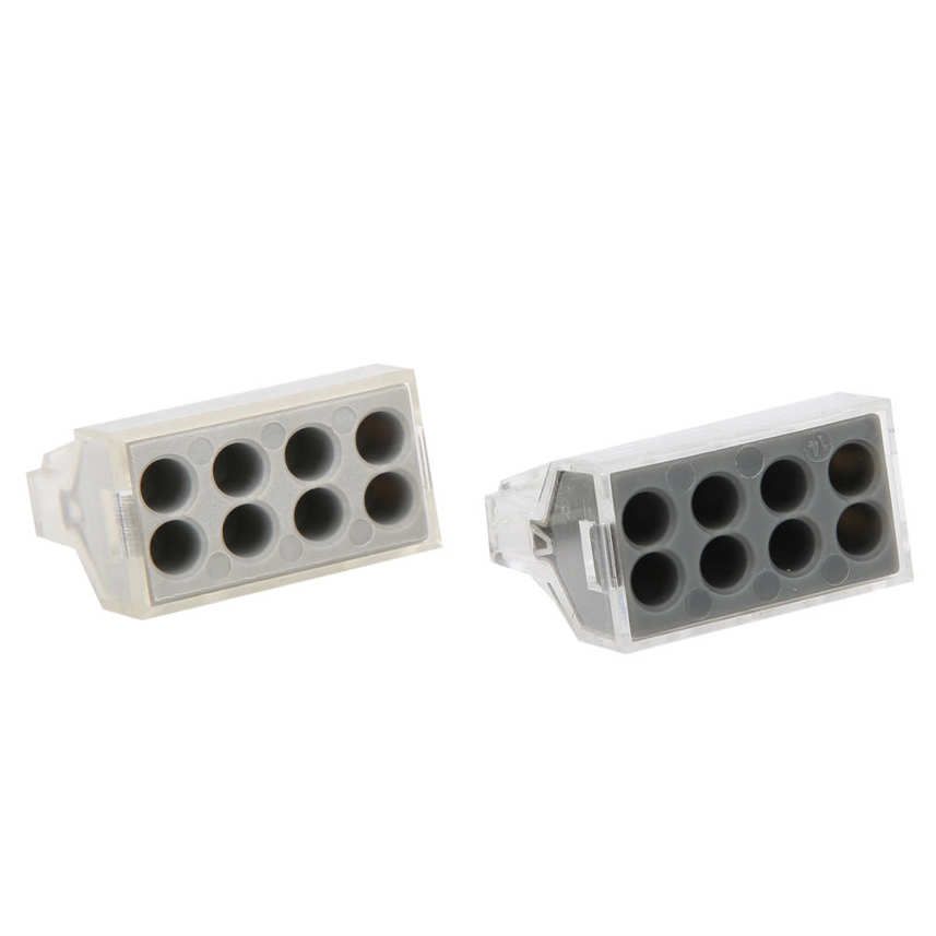 Conductor Terminal Block 100Pcs Push Wire Wiring Connector Quick Connection Soft Hard Line Universal