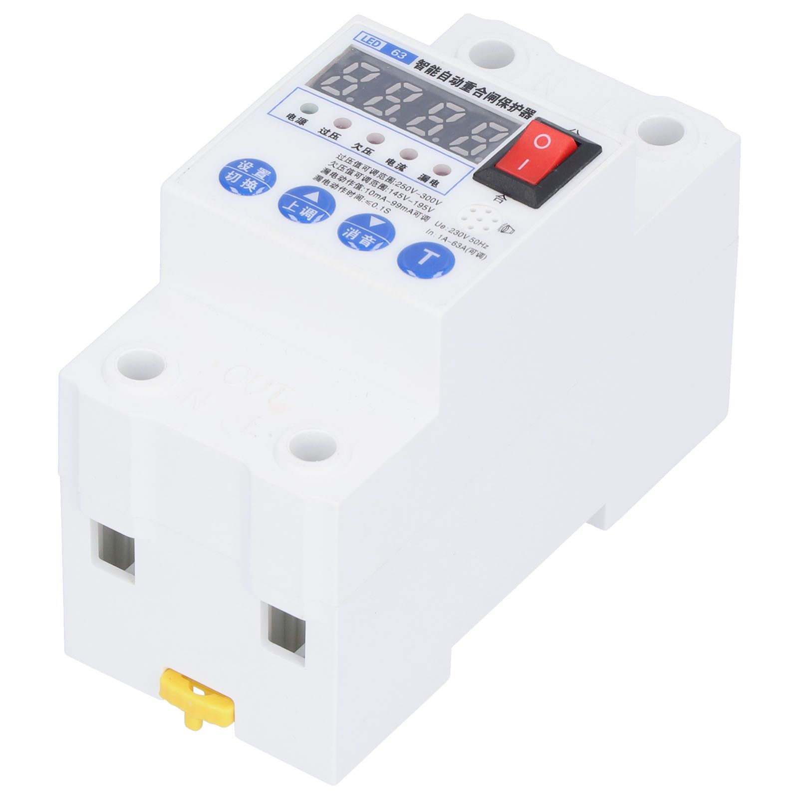 Buy Ying Leakage Circuit Breaker Intelligent Automatic Reclosing Protector Switch 45mm Width AC230V 50HZ