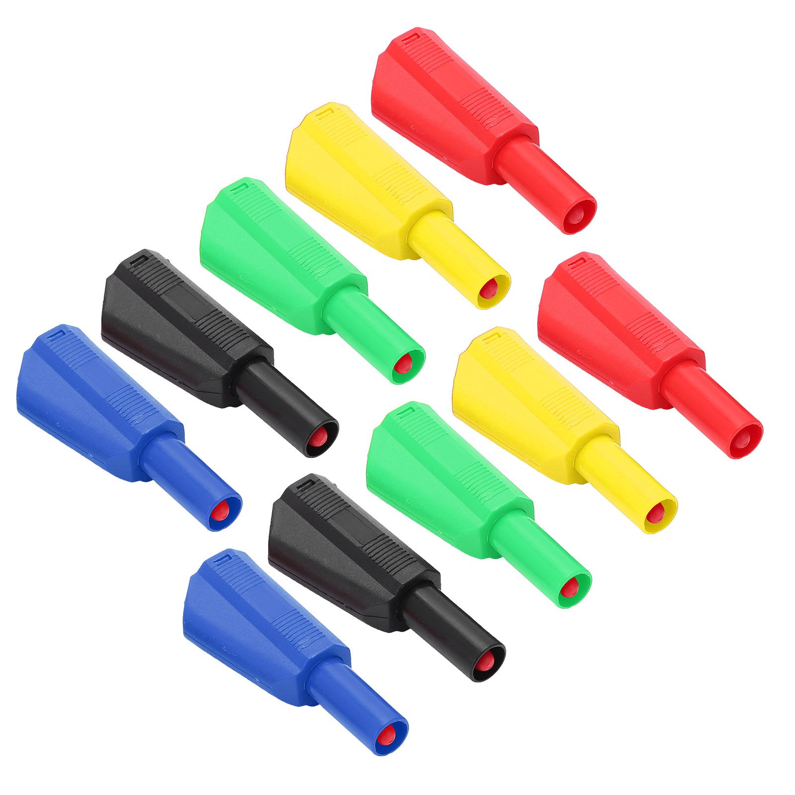 4mm Insulation Banana Plug for Electrical Testing Red Black Yellow Green Blue
