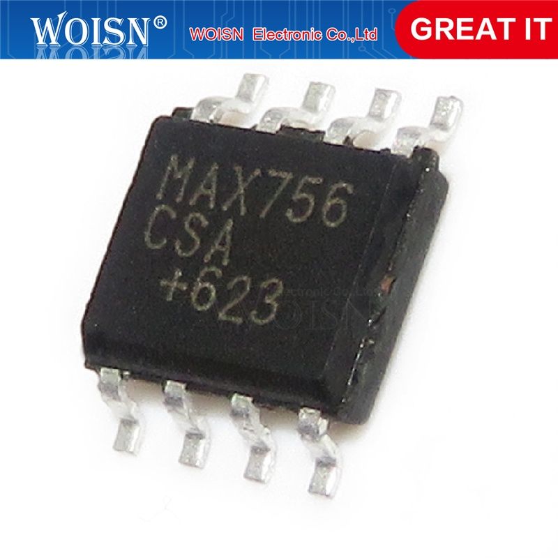 5pcs/lot MAX756 MAX756CSA MAX756ESA SOP-8 Chipset In Stock