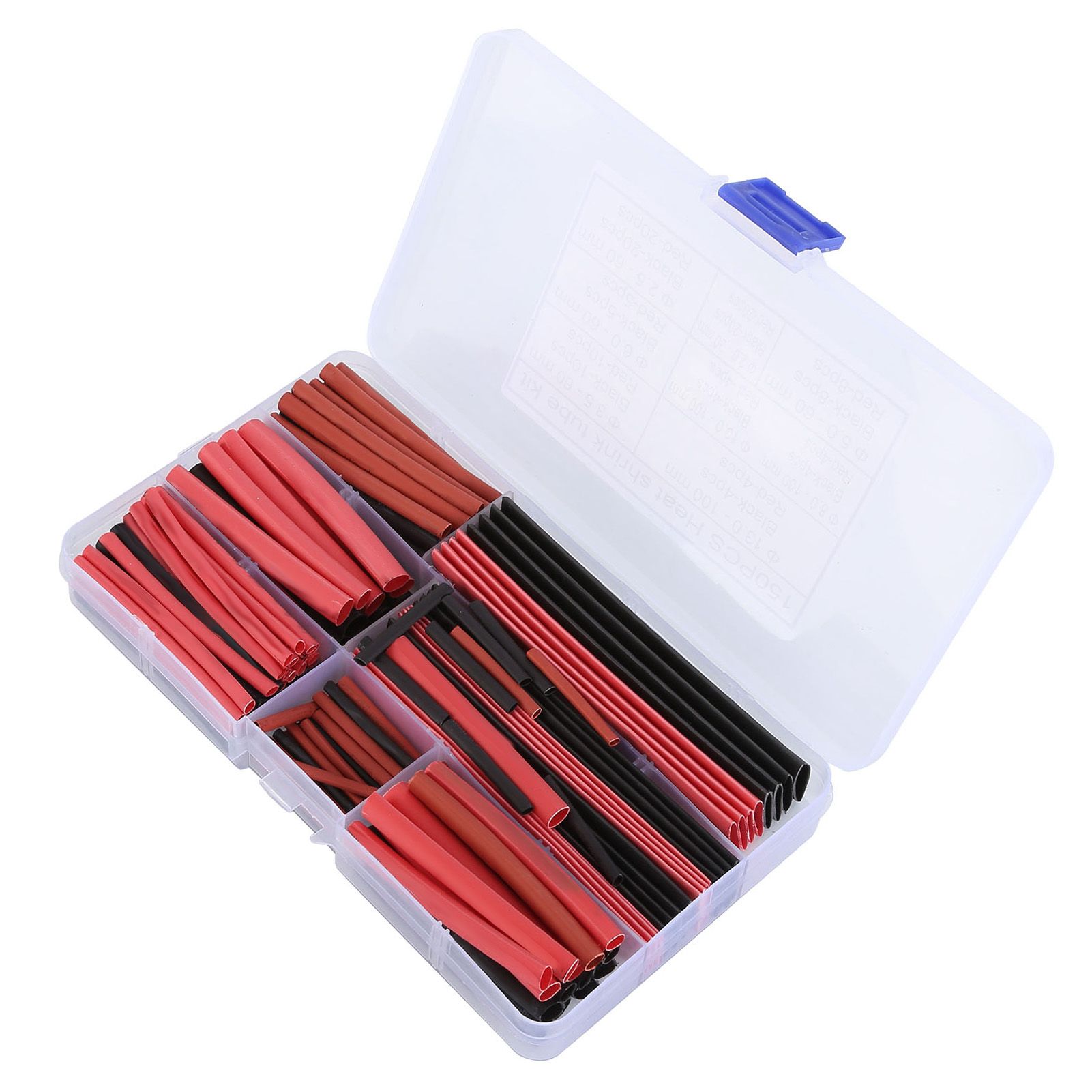 150 Pcs High Strength Heat Shrink Tubing Toughness Environmental Protection BSU