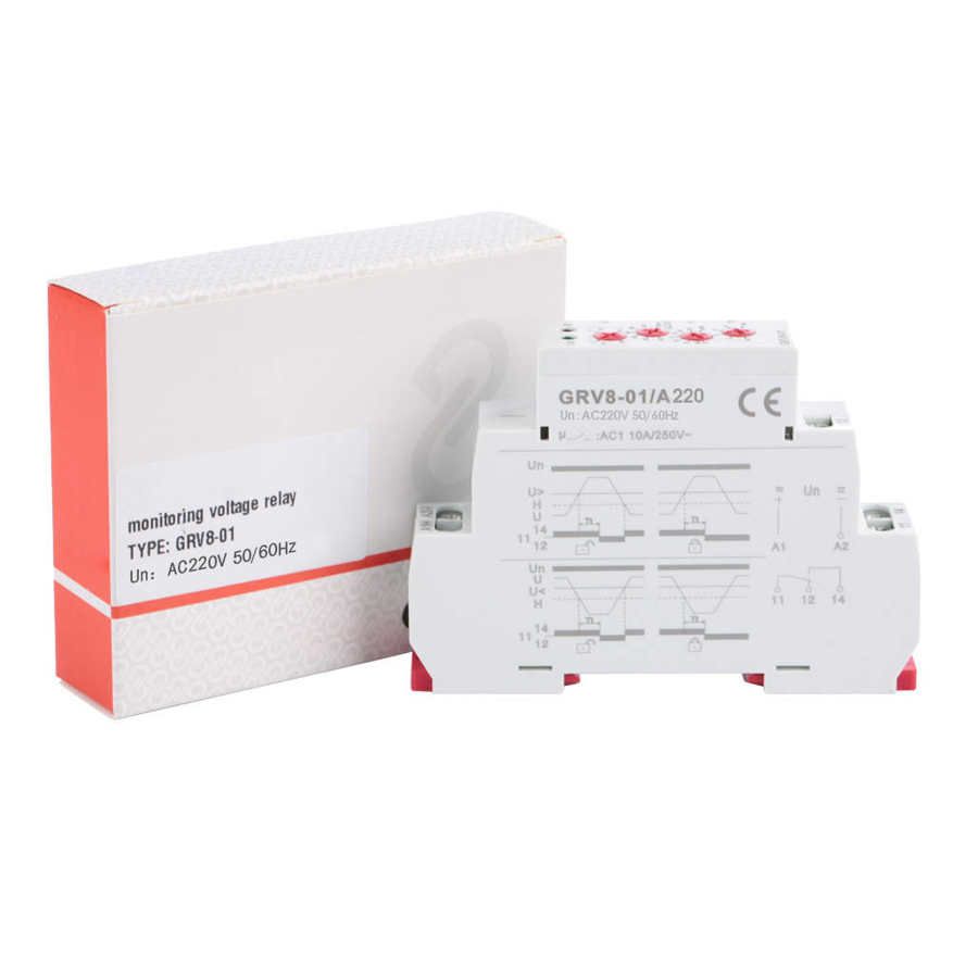 /DC 22V~240V Protection Against Over/Under Voltage Adjustable Protective Relay