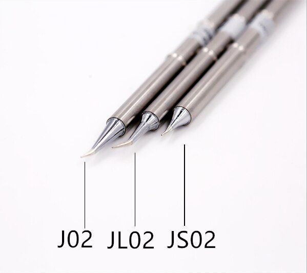 3pcs soldering tips T12 for HAKKO T12-J02 JL02 JS02 T12-D24 T12-ILS T12-BC2 T12-K Solder Iron Tips