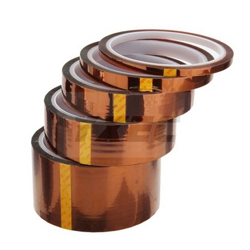 3-100MM*33M*0.055MM Gold BGA high temperature Tape Heat Tape,Thermal Insulation Tape, High Temperature Resistant Tape