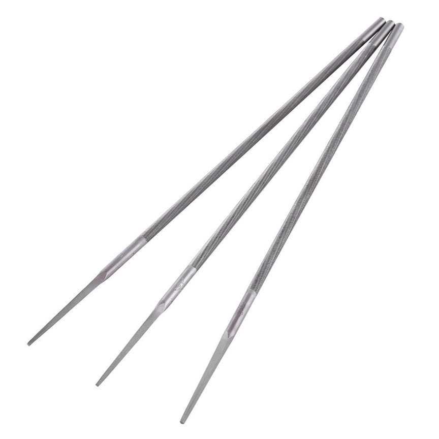 3x Round Sharpening Chainsaw SawChain Files Sharpener For Woodwork